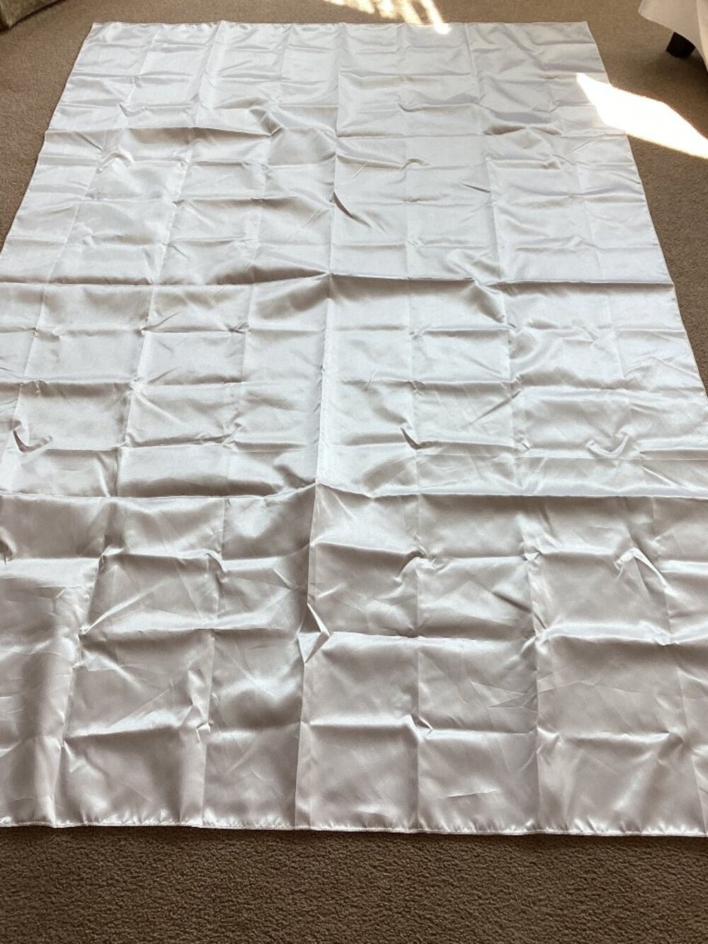 Long White Wedding Party Banquet Rectangular Tablecloth 100" x 58" Dining Linens